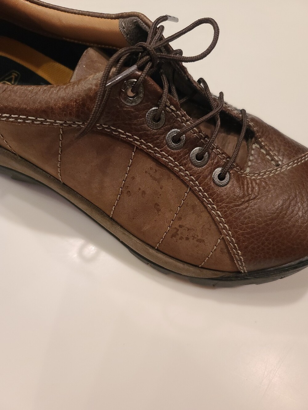 Keen Presidio leather lace up hiking shoes size US 8 - Picture 5 of 7